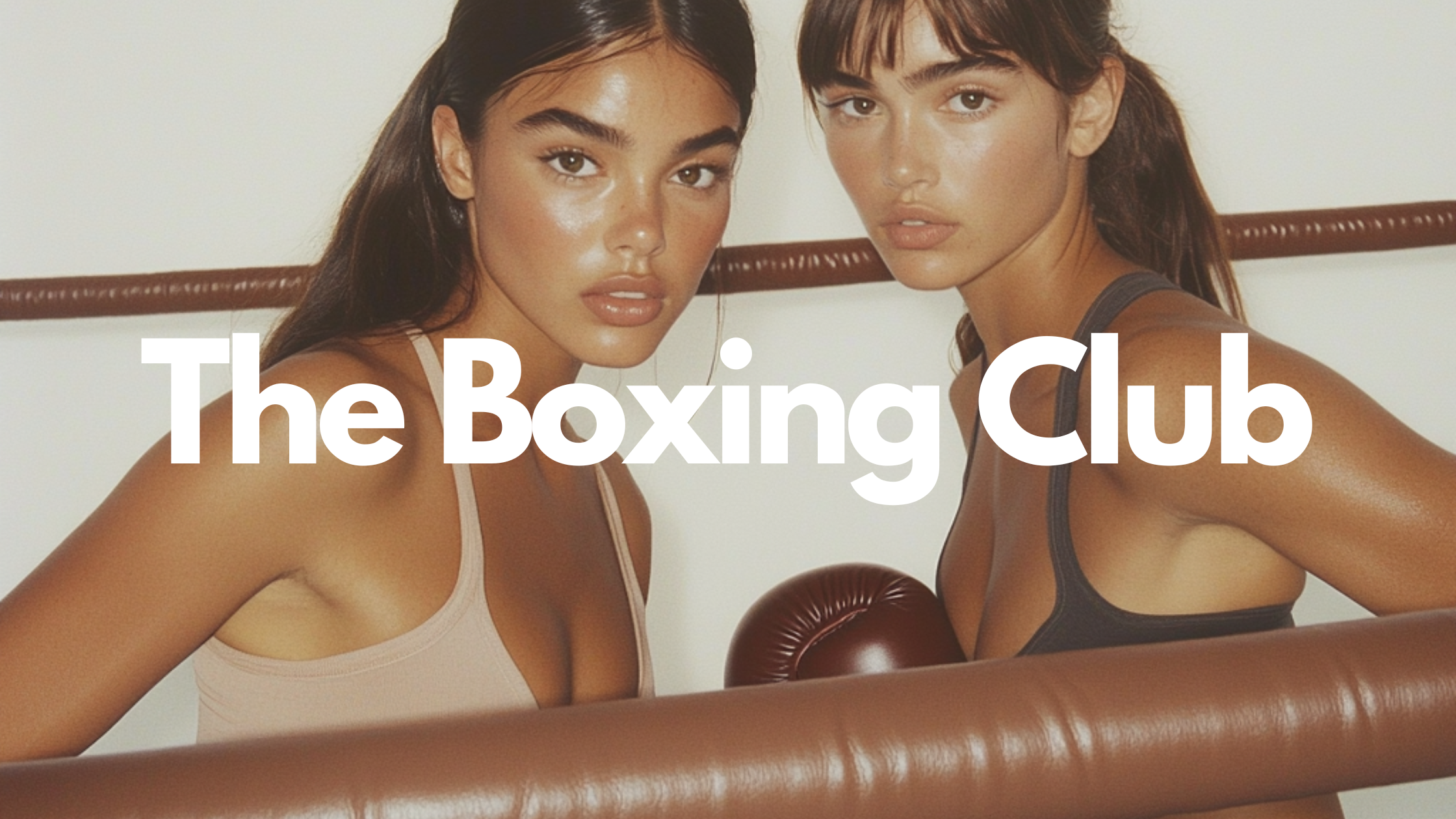 Two women in a boxing ring - The Boxing Club